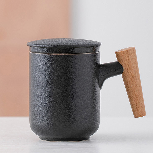 Zonema Sora Frosted Ceramic Mug - Minimalist 350ml Coffee Cup