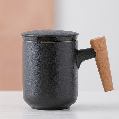Zonema Sora Frosted Ceramic Mug - Minimalist 350ml Coffee Cup