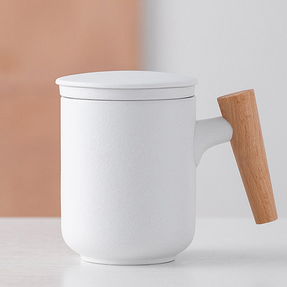 Zonema Sora Frosted Ceramic Mug - Minimalist 350ml Coffee Cup