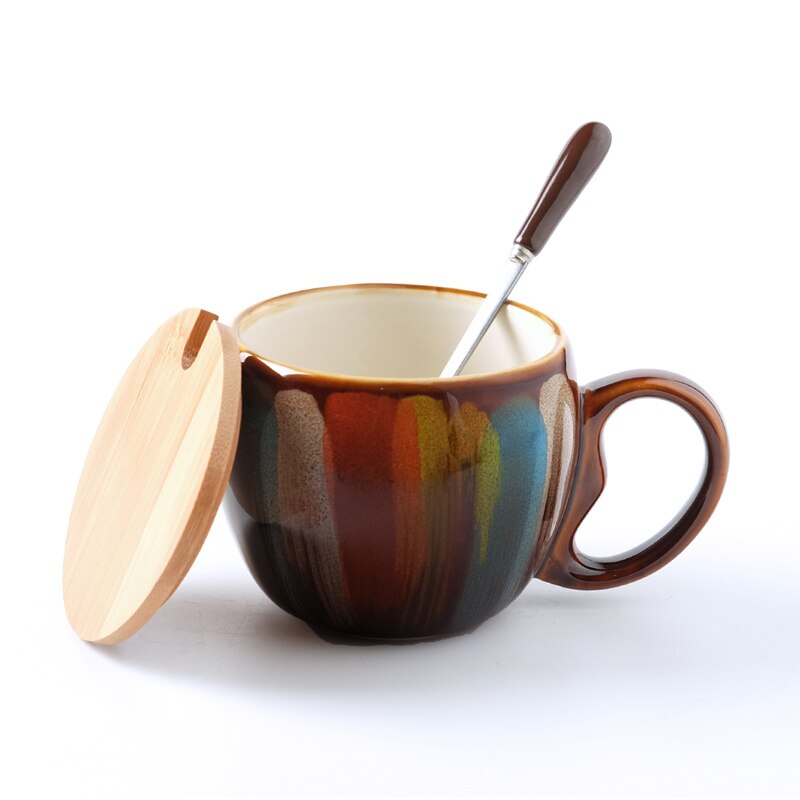 Zonema Kokoro Ceramic Couple Mug Set - 2 Piece Matching Coffee Mugs