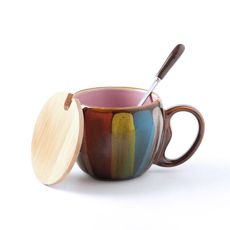 Zonema Kokoro Ceramic Couple Mug Set - 2 Piece Matching Coffee Mugs