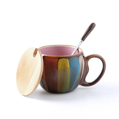 Zonema Kokoro Ceramic Couple Mug Set - 2 Piece Matching Coffee Mugs