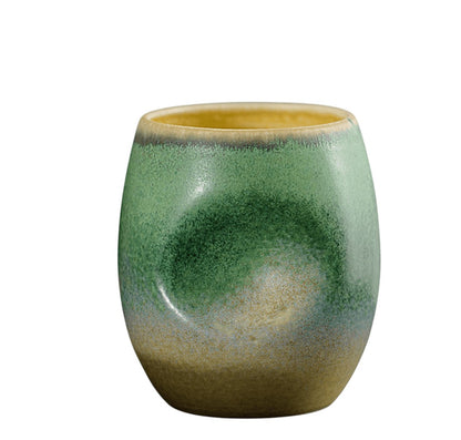 Zonema Ceramic Espresso Cup - Natural Glaze Coffee Mug